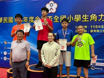 本校角力隊，參加115年度金德盃全國小學生角力錦標賽